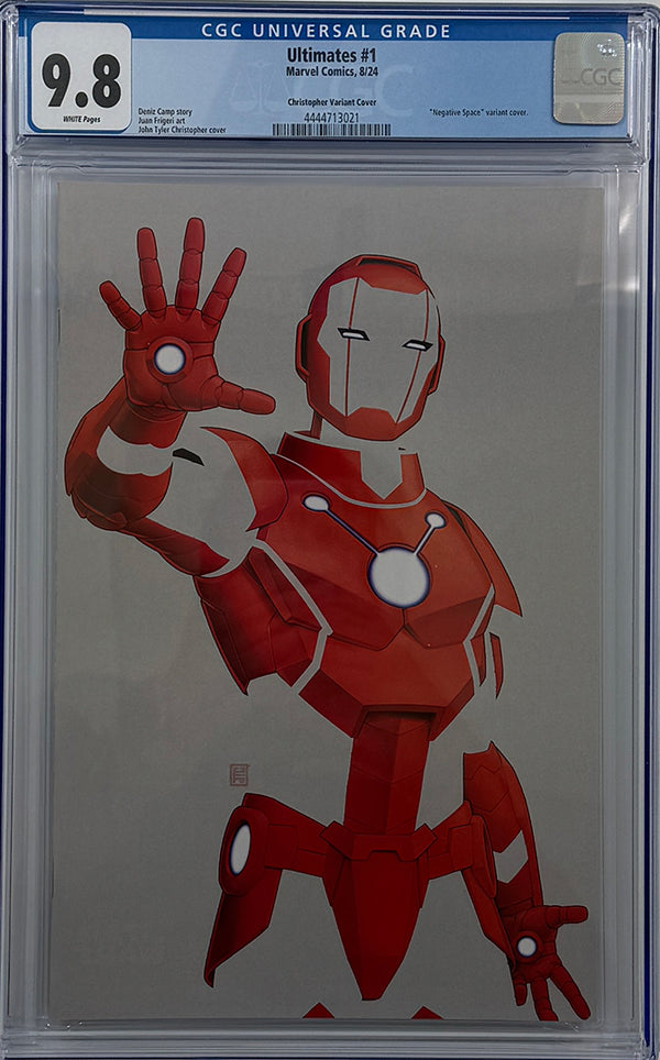 ULTIMATES #1 | JOHN TYLER CHRISTOPHER VIRGIN NEGATIVE SPACE VARIANT | CGC 9.8