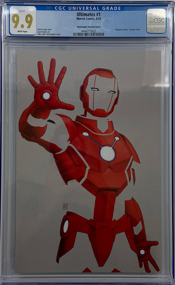 ULTIMATES #1 | JOHN TYLER CHRISTOPHER VIRGIN NEGATIVE SPACE VARIANT | CGC 9.9