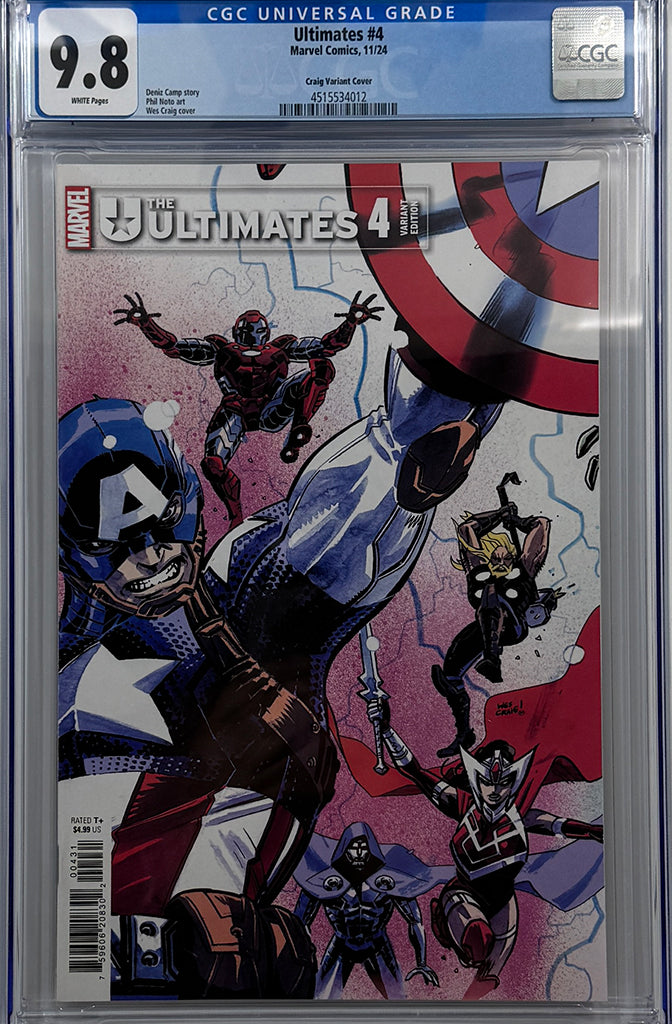ULTIMATES #4 | WES CRAIG CONNECTING VARIANT | CGC 9.8