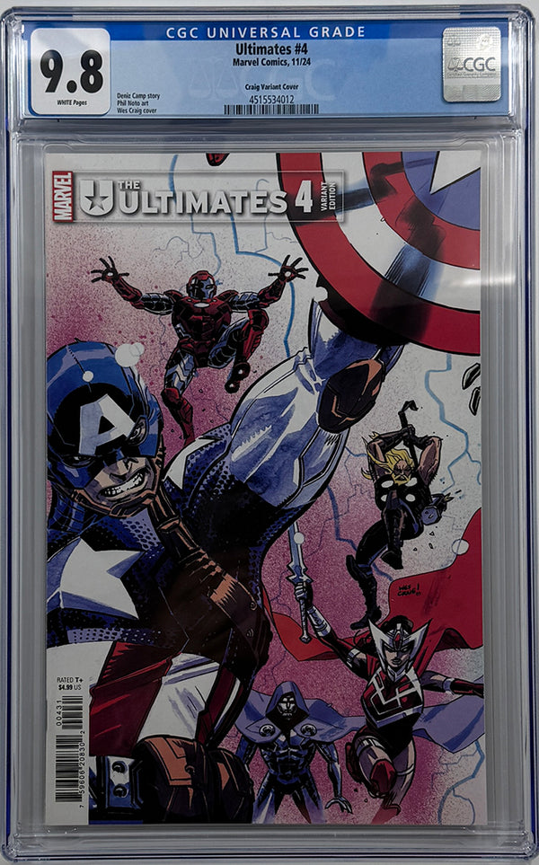 ULTIMATES #4 | WES CRAIG CONNECTING VARIANT | CGC 9.8