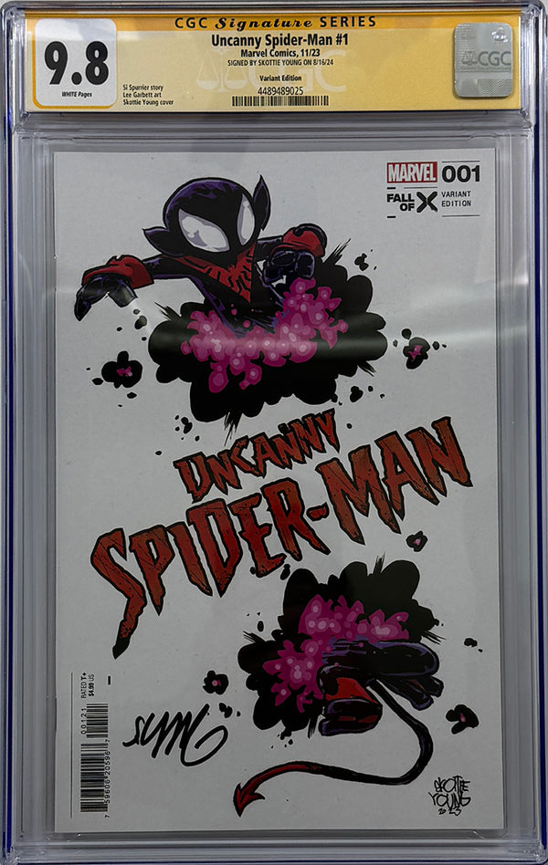 Uncanny Spider-Man #1 | Skottie Young Variant | Signed by Skottie | CGC SS 9.8