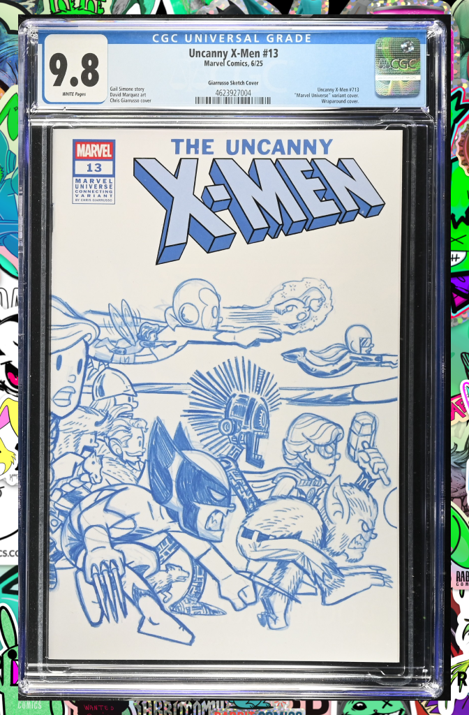 Uncanny X-Men #13 | Giarrusso Marvel Universe 1:50 Ratio Variant | CGC 9.8