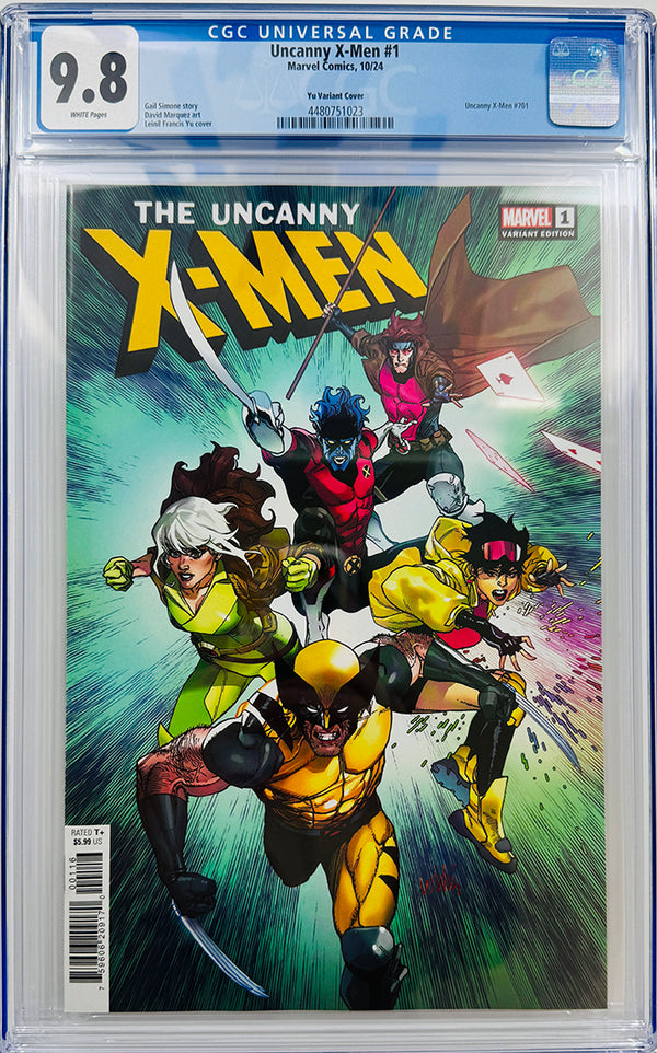 UNCANNY X-MEN #1 | LEINIL YU 1:25 RATIO VARIANT | CGC 9.8