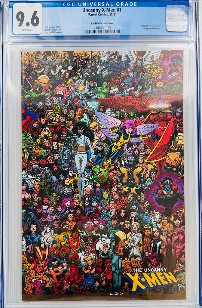 UNCANNY X-MEN #1 | SCOTT KOBLISH WRAPAROUND CONNECTING VARIANT | CGC 9.6