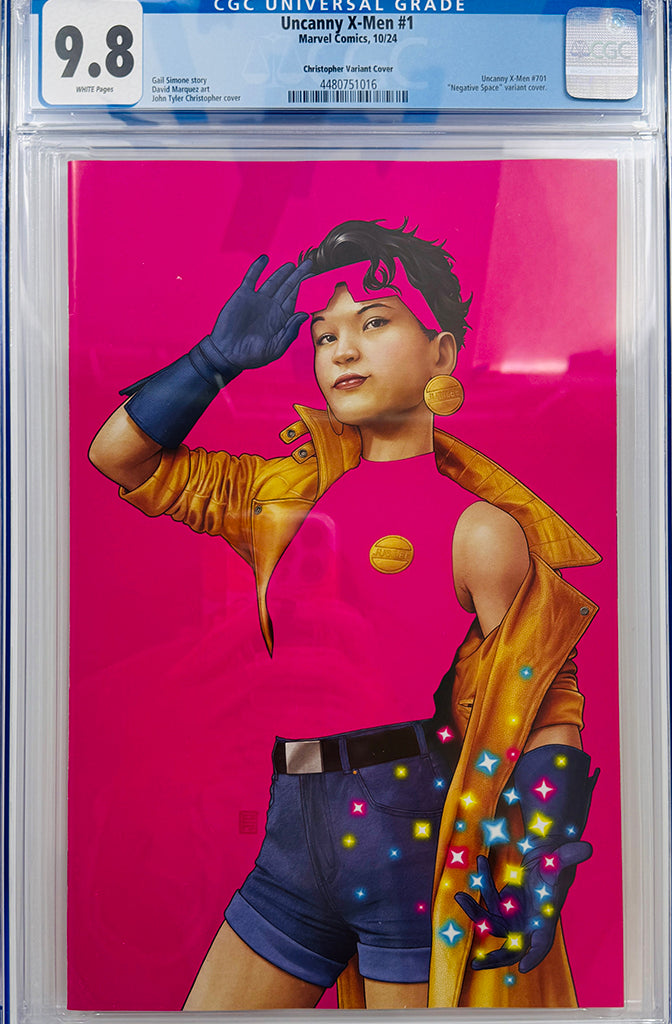 UNCANNY X-MEN #1 | JOHN TYLER CHRISTOPHER VIRGIN NEGATIVE SPACE VARIANT | CGC 9.8