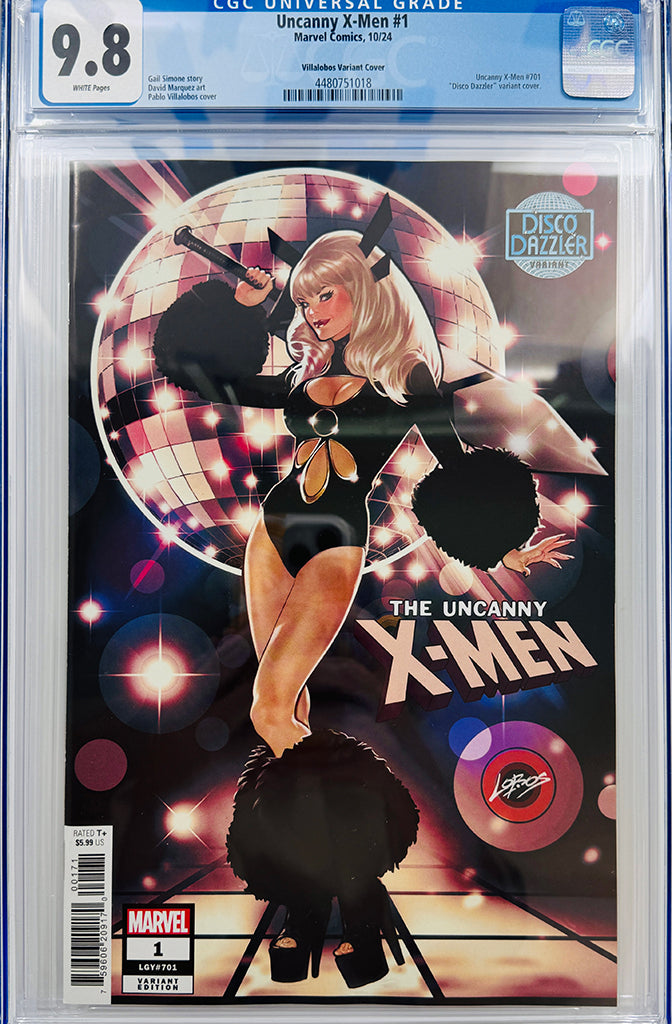 UNCANNY X-MEN #1 | PABLO VILLALOBOS DISCO DAZZLER VARIANT | CGC 9.8