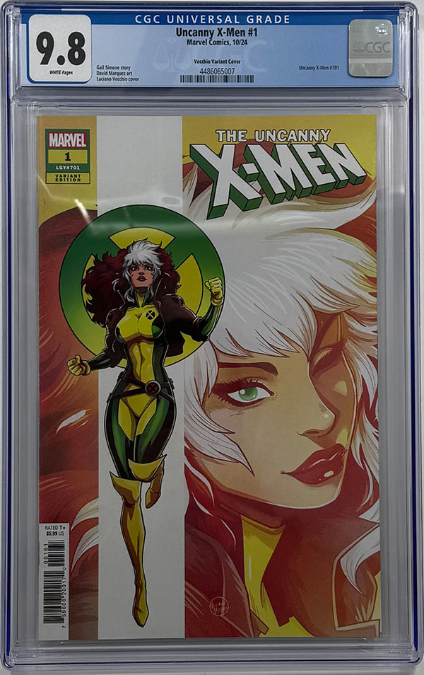 UNCANNY X-MEN #1 | LUCIANO VECCHIO ROGUE VARIANT | CGC 9.8