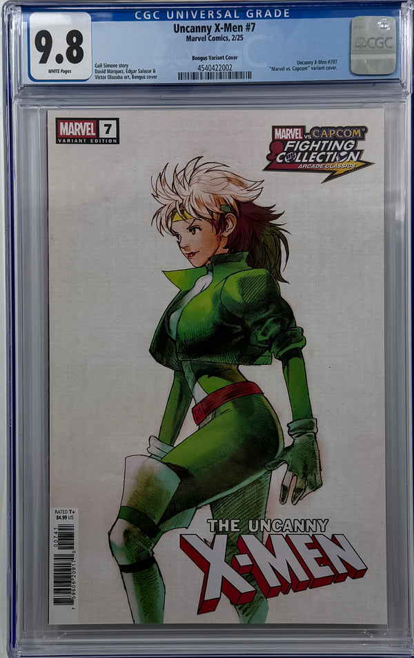 UNCANNY X-MEN #7 | BENGUS MARVEL VS CAPCOM VARIANT | CGC 9.8