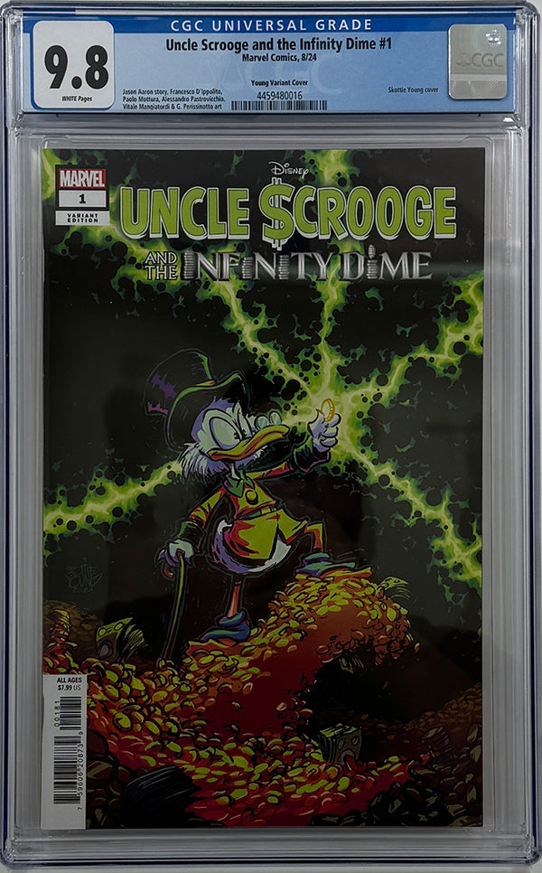 UNCLE SCROOGE AND THE INFINITY DIME #1 | SKOTTIE YOUNG VARIANT | CGC 9.8