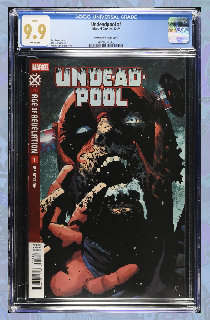 Undeadpool #1 Andrea Sorrentino Variant [AOR] | CGC 9.9
