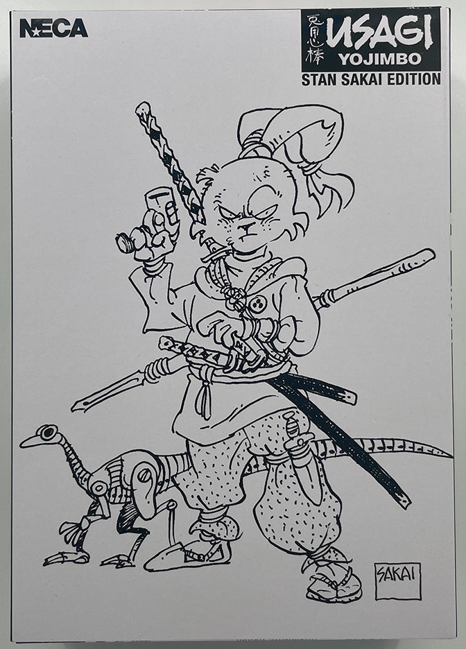 Space Adventure Usagi Yojimbo B&W 7" NECA Figure | Stan Sakai 495/989