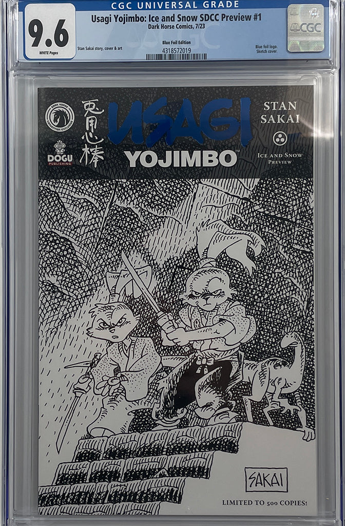 Usagi Yojimbo Ice & Snow Preview | SDCC 2023 Exclusive | CGC 9.6