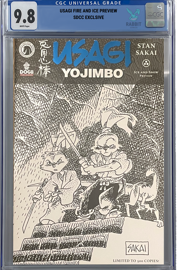 Usagi Yojimbo Ice & Snow Preview | SDCC 2023 Exclusive | CGC 9.8