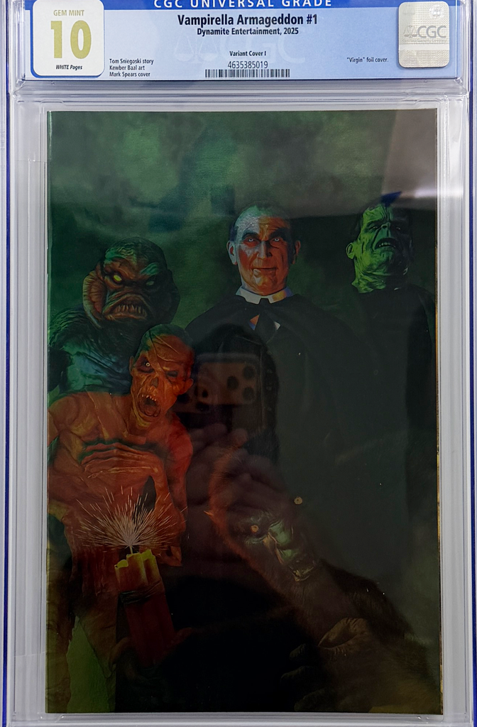 Vampirella Armageddon #1 | Cover I Mark Spears Foil Full Art Variant | CGC 10