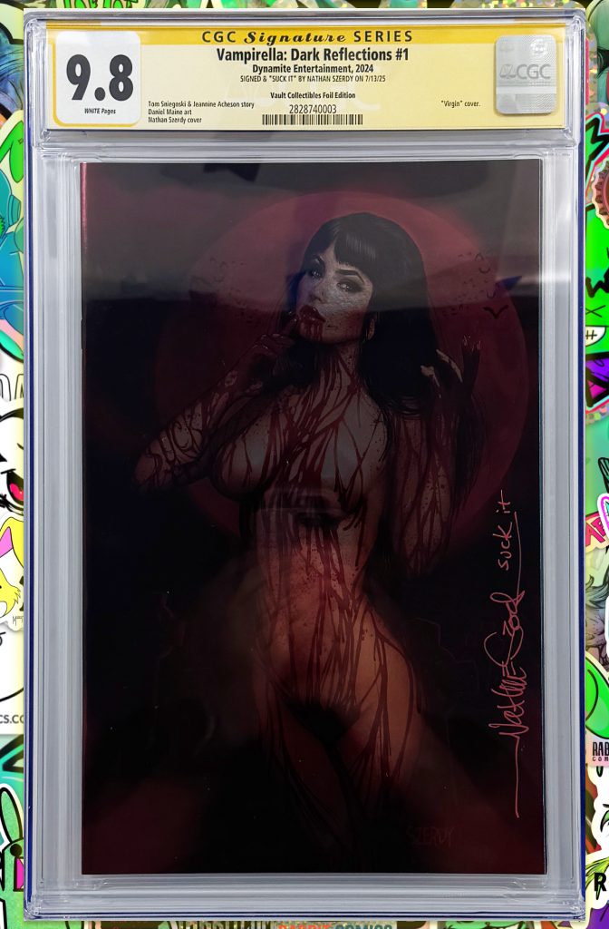 Vampirella: Dark Reflections #1 | Szerdy Foil Virgin Variant | CGC SS 9.8