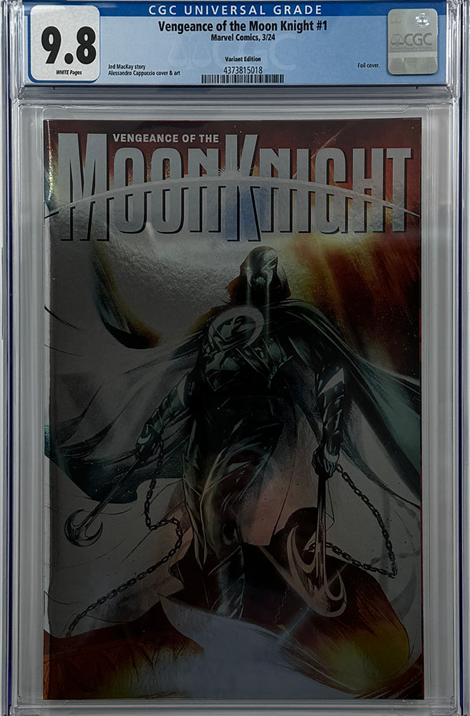 VENGEANCE OF THE MOON KNIGHT #1  | CAPPUCCIO FOIL VARIANT | CGC 9.8