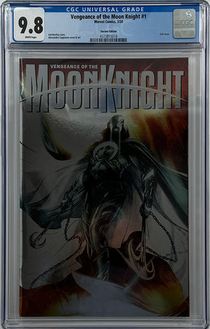 VENGEANCE OF THE MOON KNIGHT #1  | CAPPUCCIO FOIL VARIANT | CGC 9.8