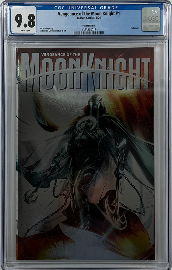 VENGEANCE OF THE MOON KNIGHT #1  | CAPPUCCIO FOIL VARIANT | CGC 9.8