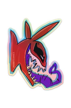 Venom-Pool Rabbit FOIL BIG STICKER