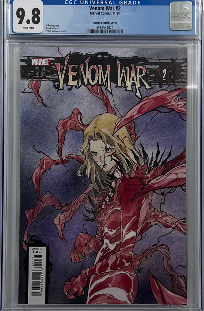 VENOM WAR #2 | PEACH MOMOKO VARIANT | CGC 9.8