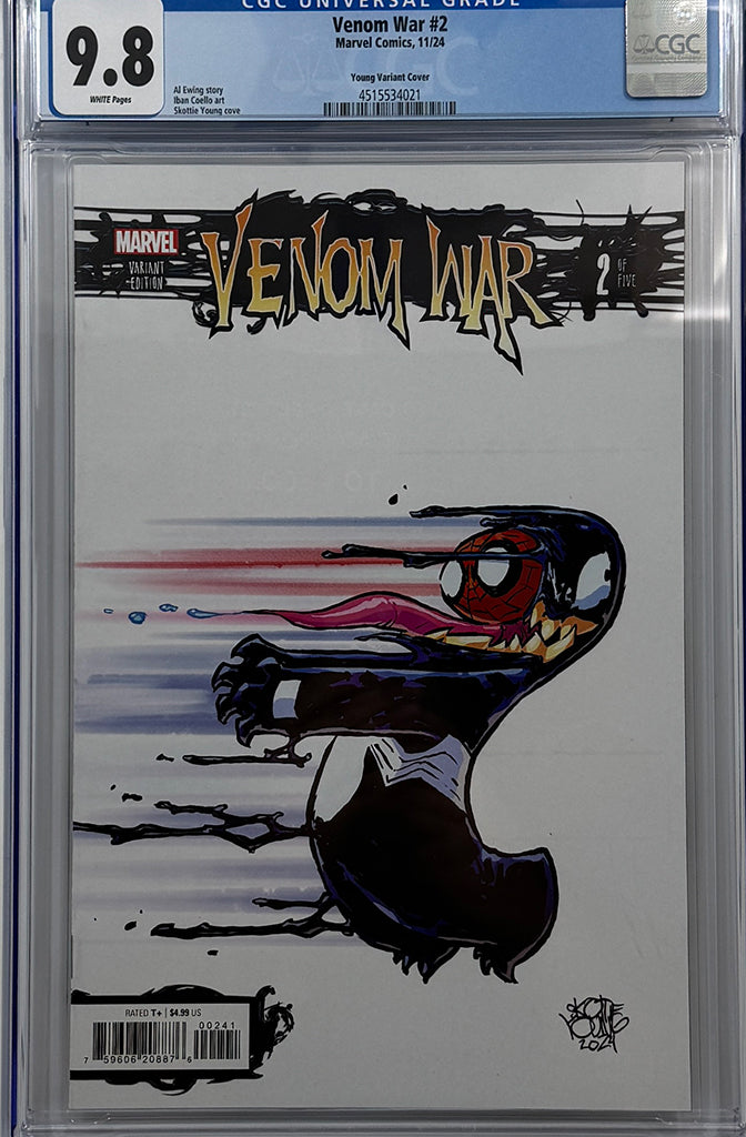 VENOM WAR #2 | SKOTTIE YOUNG VARIANT | CGC 9.8