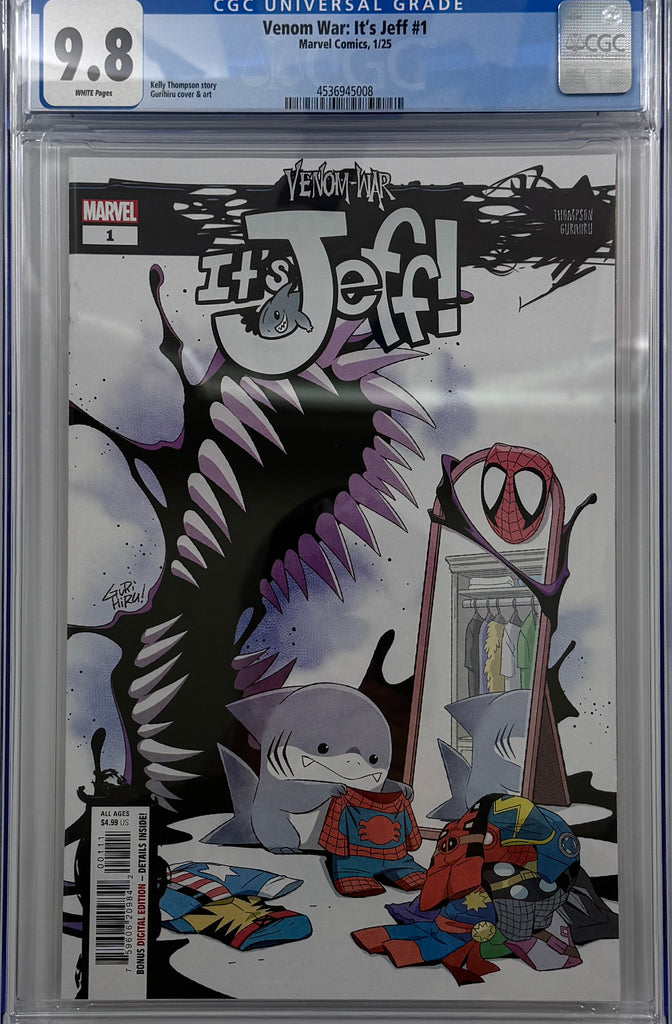 VENOM WAR: IT'S JEFF #1 | MAIN COVER | CGC 9.8