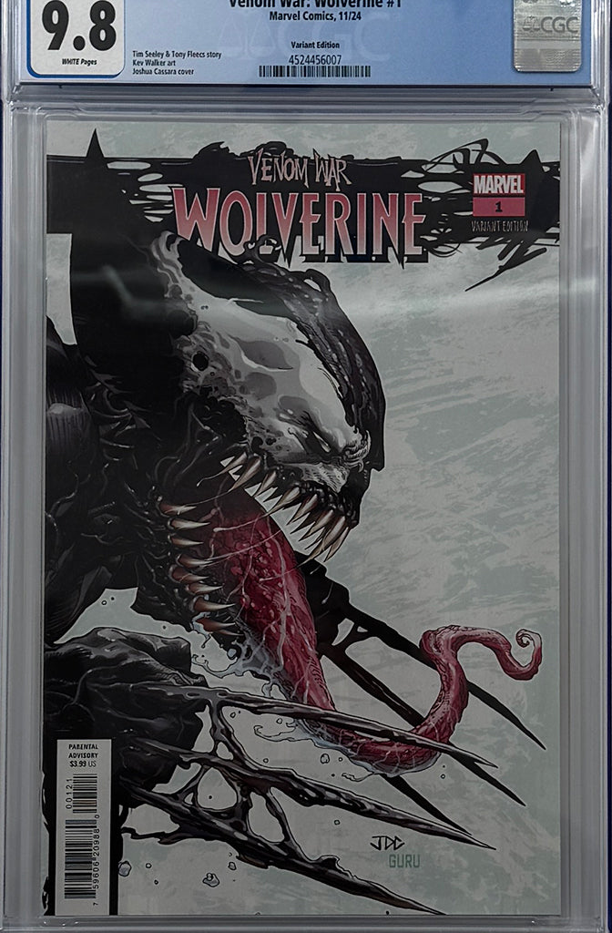 VENOM WAR: WOLVERINE #1 | JOSHUA CASSARA VARIANT | CGC 9.8