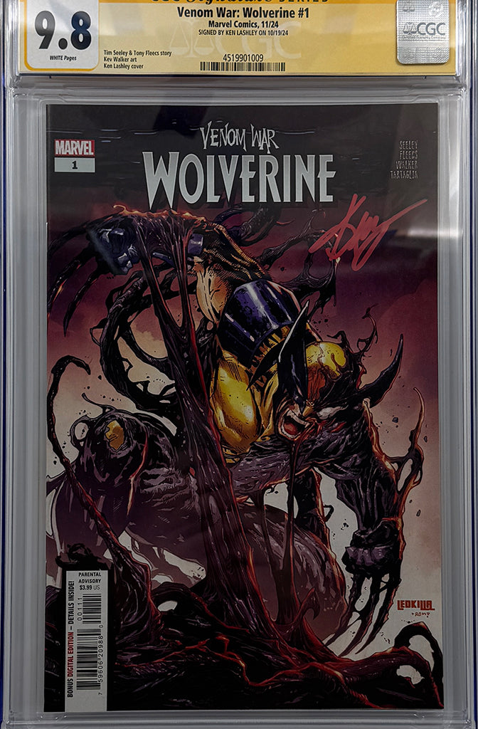 VENOM WAR: WOLVERINE #1 | MAIN COVER | CGC SS 9.8