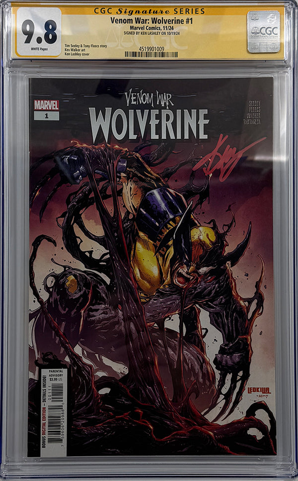 VENOM WAR: WOLVERINE #1 | MAIN COVER | CGC SS 9.8