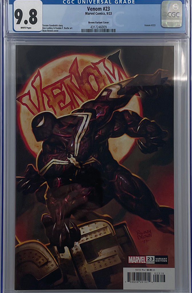 VENOM #23 | 1:25 Ratio RYAN BROWN VARIANT | CGC 9.8