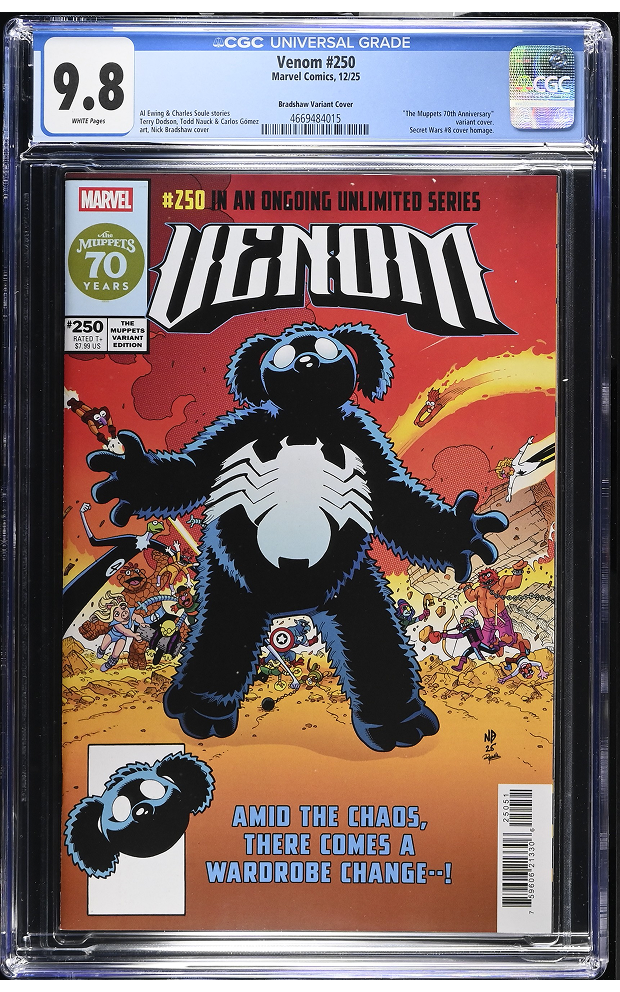 Venom #250 Nick Bradshaw Muppets Variant | CGC 9.8