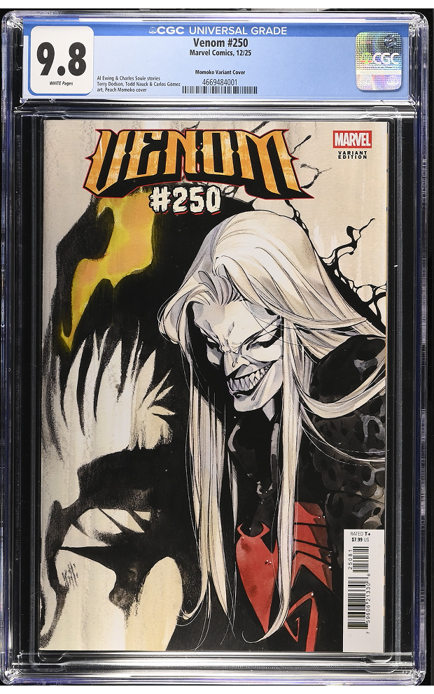 Venom #250 Peach Momoko Variant | CGC 9.8