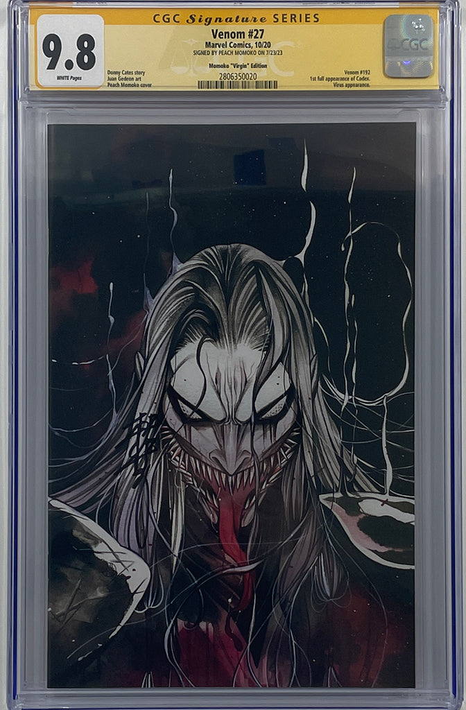 Venom #27 | Peach Momoko Virgin Variant | 1st App of Codex | CGC SS 9.8