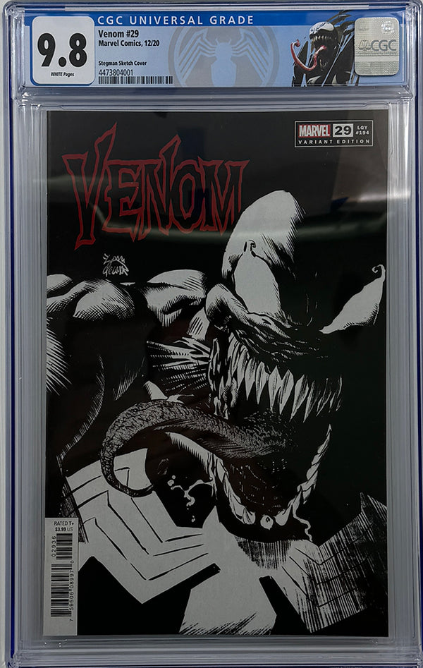 Venom #29 | 1:100 Ratio Variant | CGC 9.8 (VENOM LABEL)