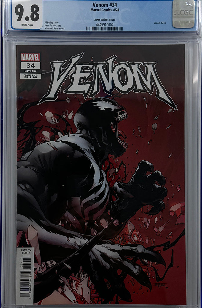 VENOM #34 | MAHMUD ASRAR VARIANT 1:25 RATIO VARIANT | CGC 9.8