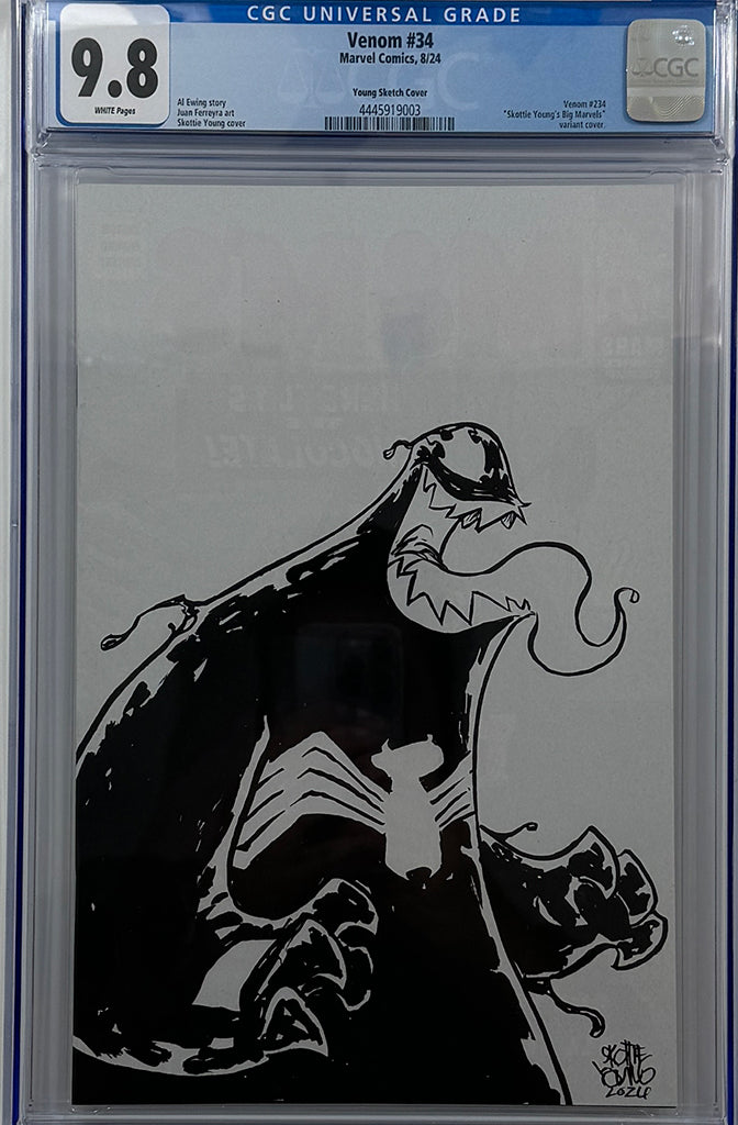 VENOM #34 | SKOTTIE YOUNG'S BIG MARVEL 1:50 RATIO VARIANT | CGC 9.8