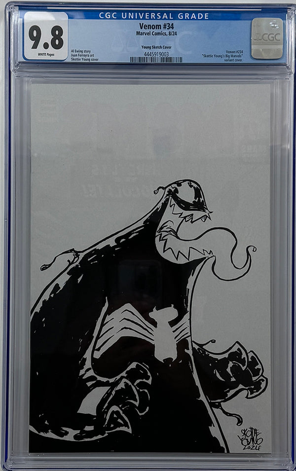 VENOM #34 | SKOTTIE YOUNG'S BIG MARVEL 1:50 RATIO VARIANT | CGC 9.8