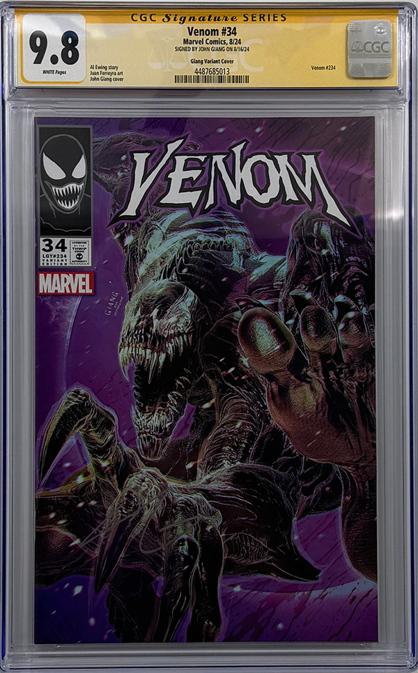 VENOM #34 | JOHN GIANG EXCLUSIVE TRADE VARIANT | CGC SS 9.8