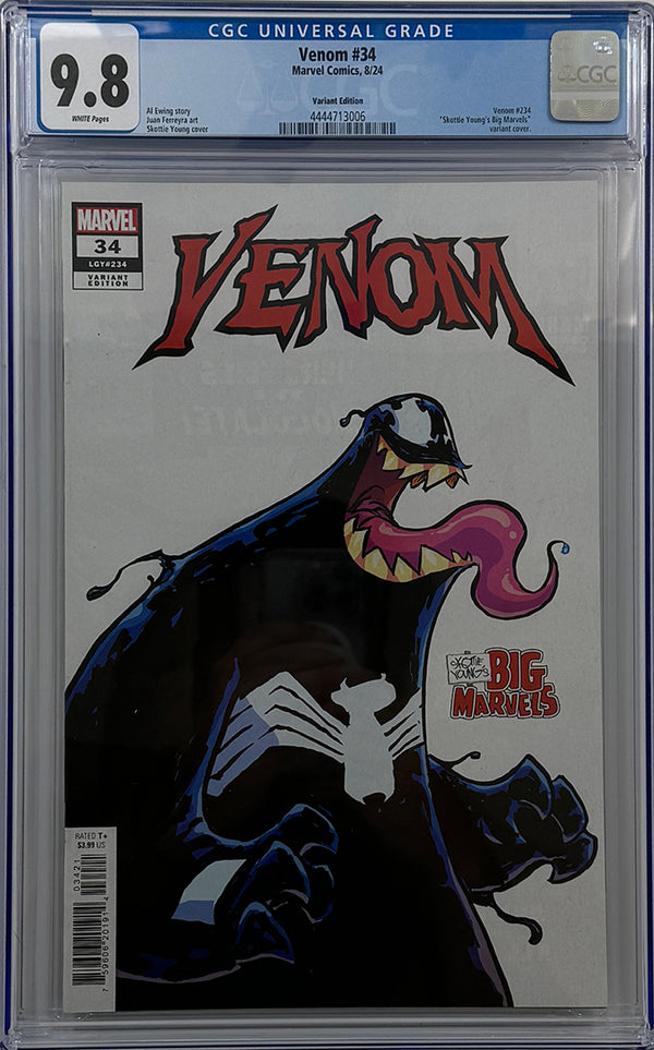 VENOM #34 | SKOTTIE YOUNG'S BIG MARVEL VARIANT | CGC 9.8