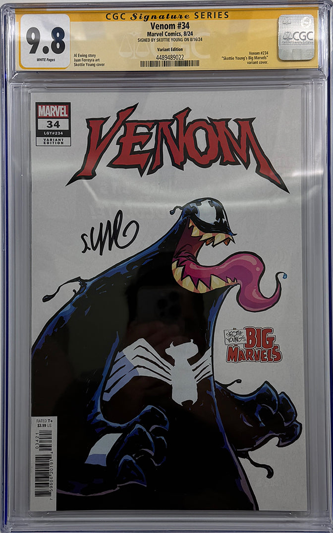 Venom #34 | Young Variant | Signed by Skottie Young | CGC SS 9.8 ...