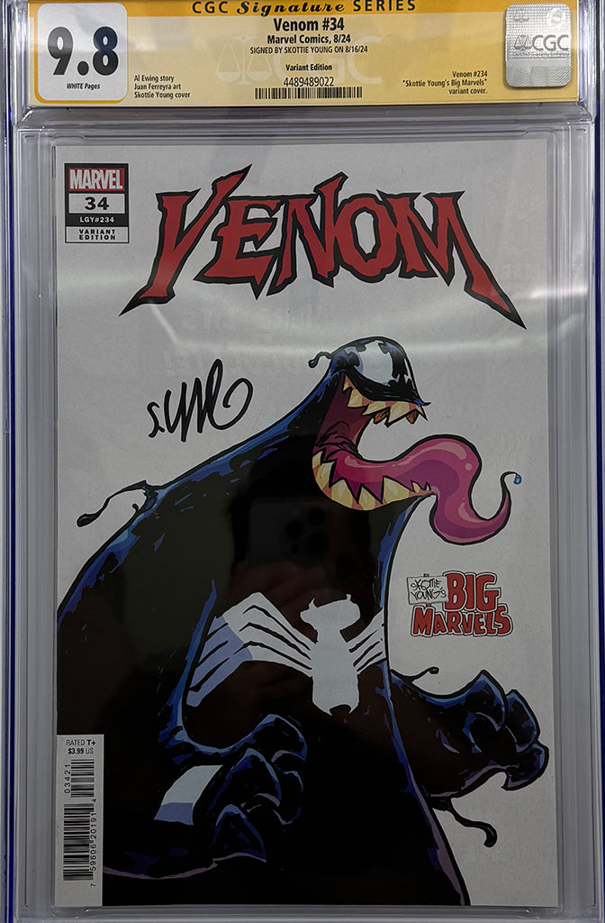 Venom #34 | Young Variant | Signed by Skottie Young | CGC SS 9.8