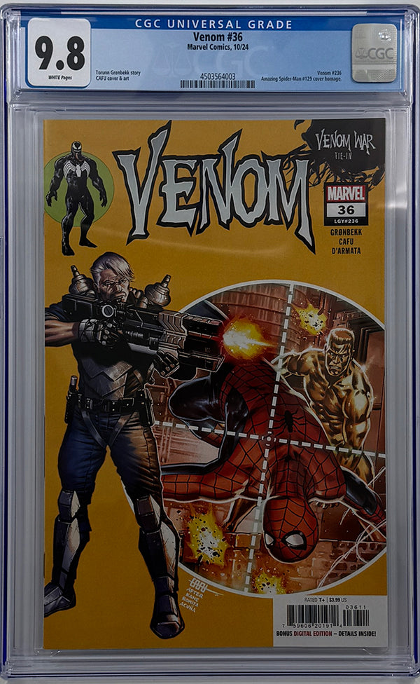 VENOM #36 | MAIN COVER | CGC 9.8