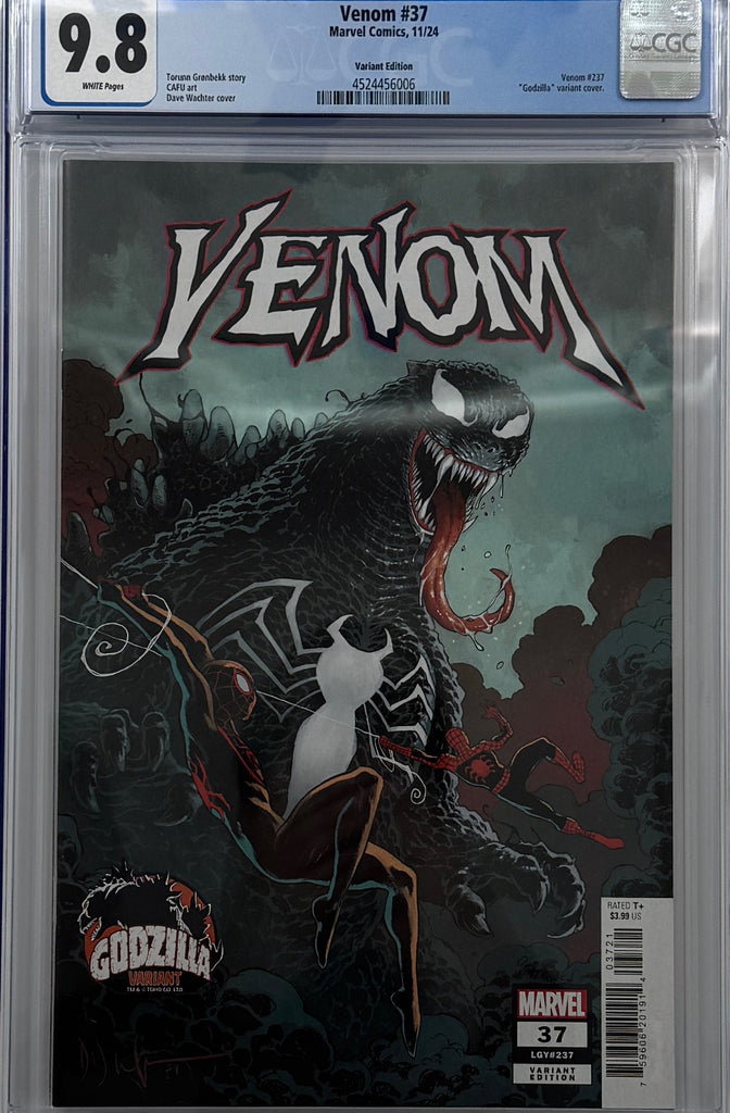 VENOM #37 | DAVE WACHTER GODZILLA VARIANT | CGC 9.8