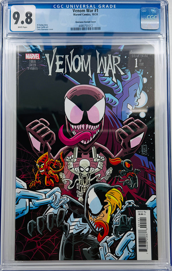 VENOM WAR #1 | CHRIS GIARRUSSO VARIANT | CGC 9.8