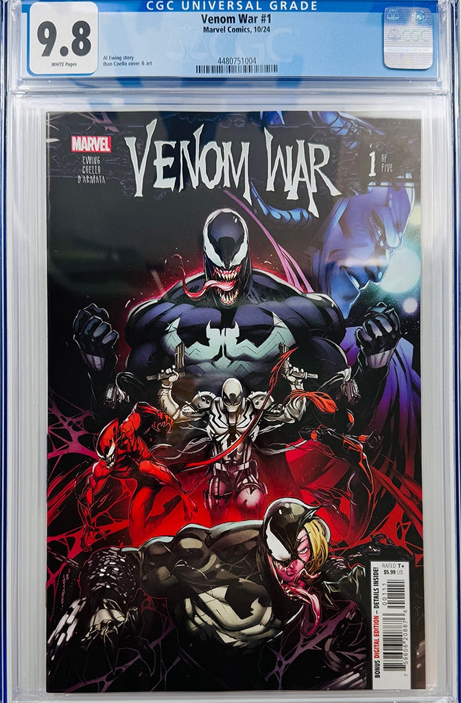 VENOM WAR #1 | MAIN COVER | CGC 9.8