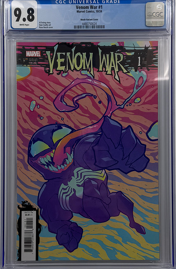 VENOM WAR #1 | ROSE BESCH VARIANT | CGC 9.8