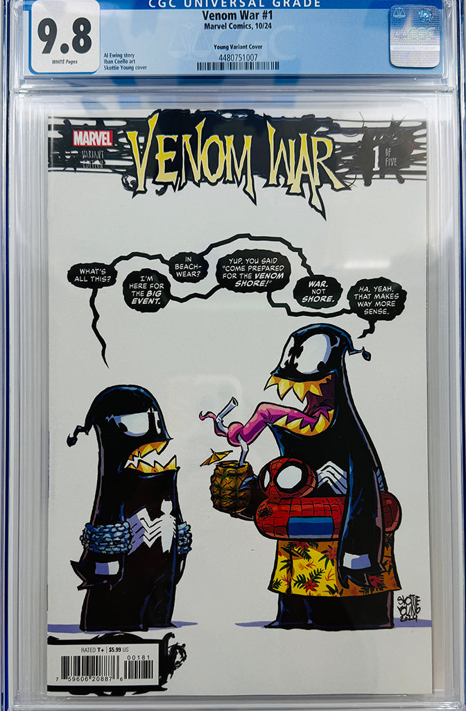 VENOM WAR #1 | SKOTTIE YOUNG VARIANT | CGC 9.8