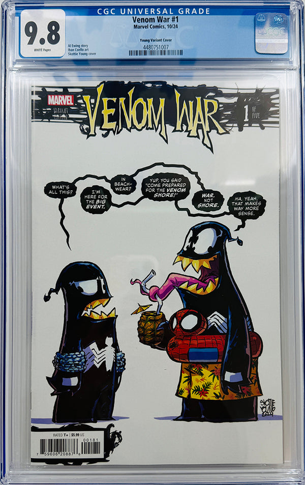 VENOM WAR #1 | SKOTTIE YOUNG VARIANT | CGC 9.8