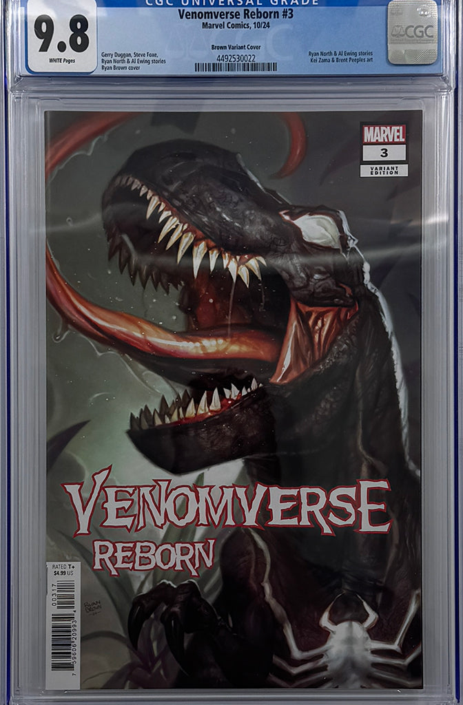 VENOMVERSE REBORN #3 | RYAN BROWN 1:25 VARIANT | CGC 9.8