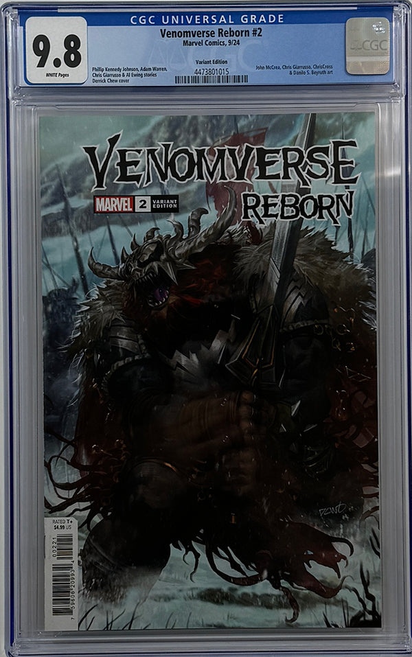 VENOMVERSE REBORN #2 | DERRICK CHEW SYMBIOTE VARIANT | CGC 9.8